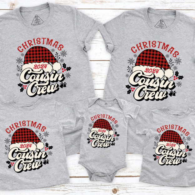 Xmas Gift for Cousins-Cousin Crew Matching Shirts
