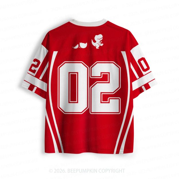 Dinosaur Hot Heart Toddler&Kid's Sport Jersey