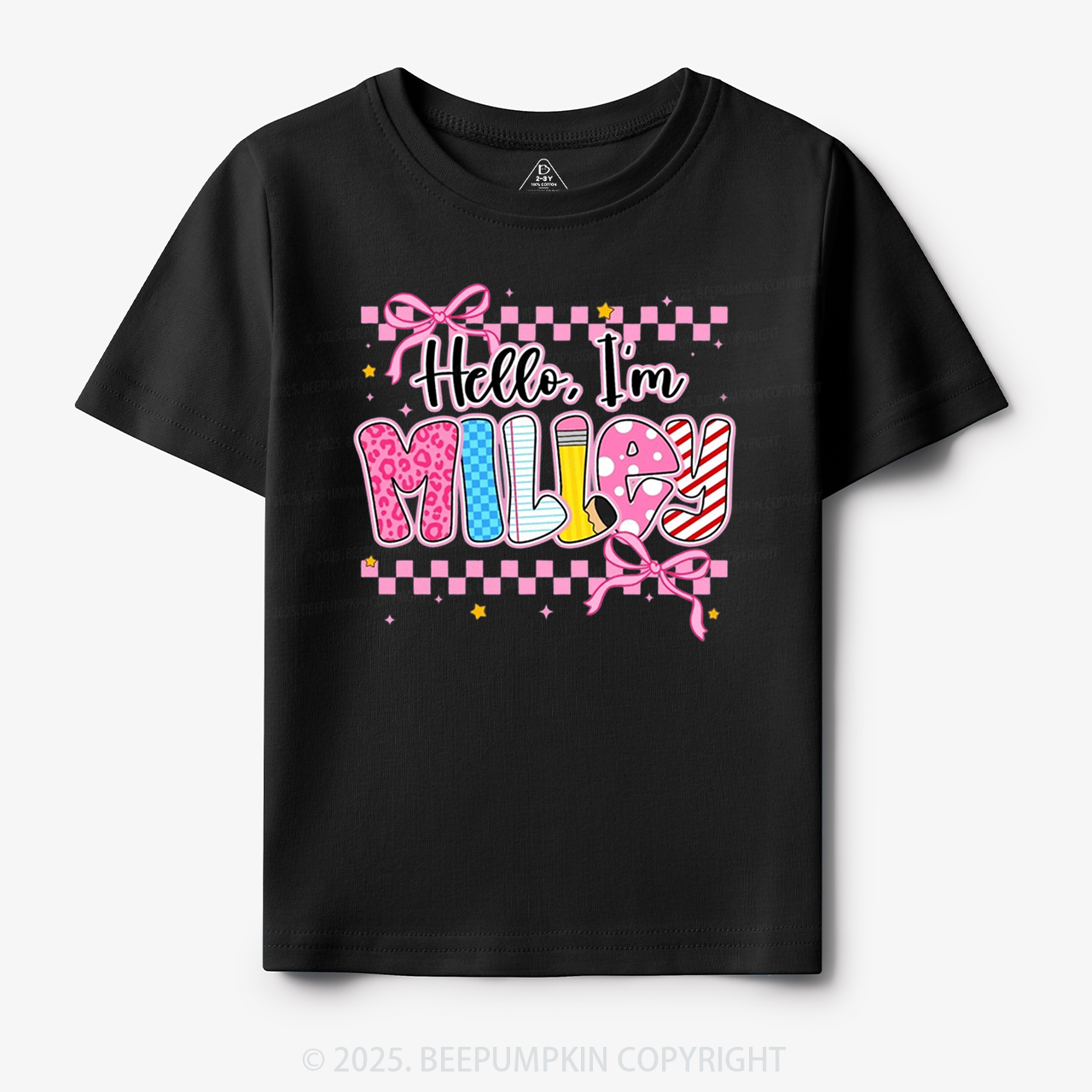 Personalized Sweet & Sassy Toddler&Kid's Tees Beepumpkin