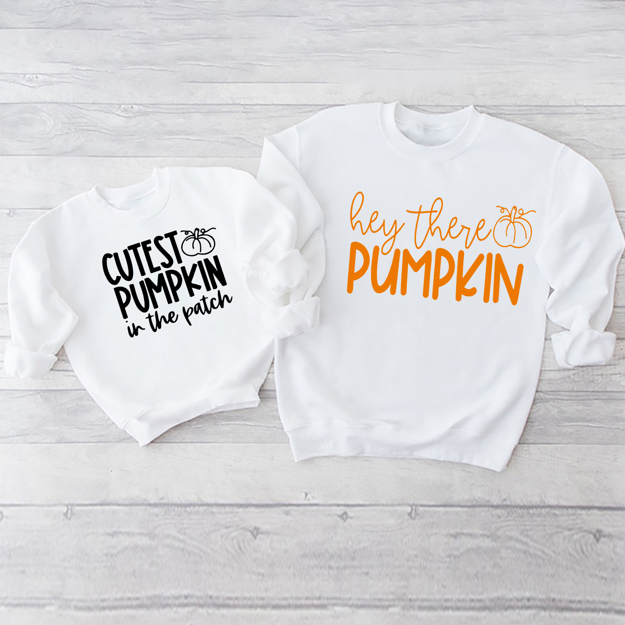 Hey There Pumpkin Family Matching Sweatshirts