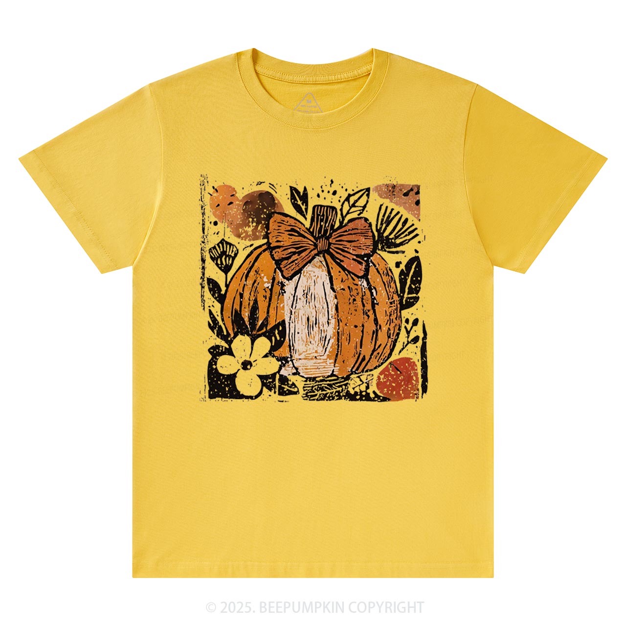 Pumpkin Boho Floral T-Shirts Beepumpkin