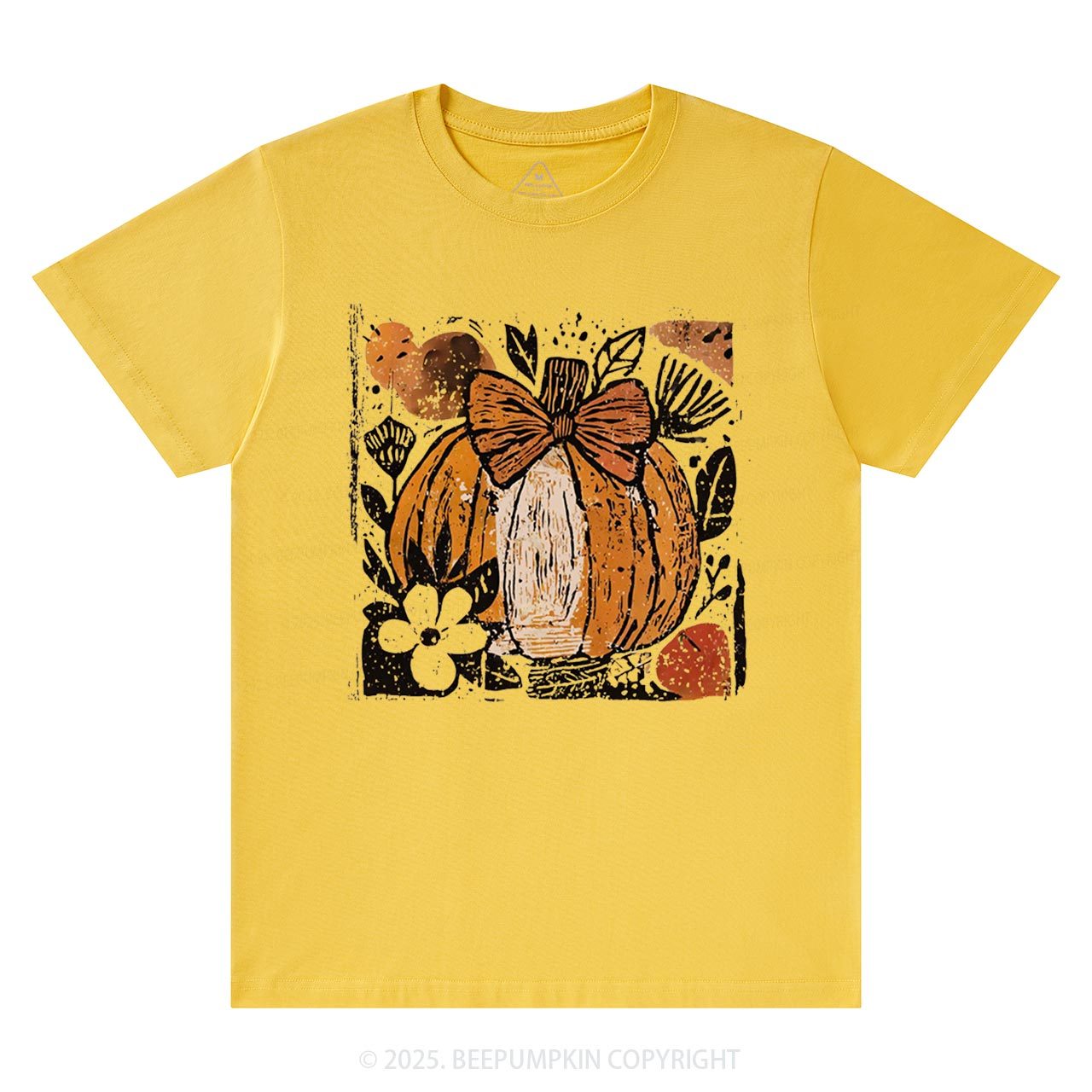 Pumpkin Boho Floral T-Shirts Beepumpkin