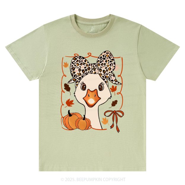Leopard Bows T-Shirts Beepumpkin