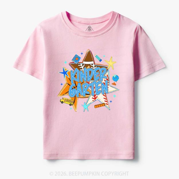Personalized Baseball Basketball Stars Back to School Toddler&Kid's Tees