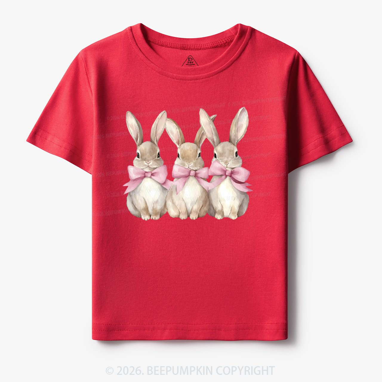 Triple Bunny Hug Easter Toddler&Kid's Tees