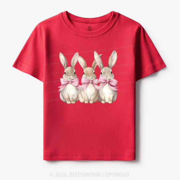 Triple Bunny Hug Easter Toddler&Kid's Tees
