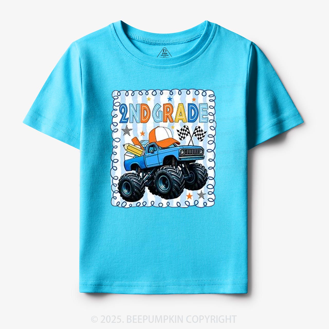 Personalized Truck For Boy Toddler&Kid's Tees Beepumpkin