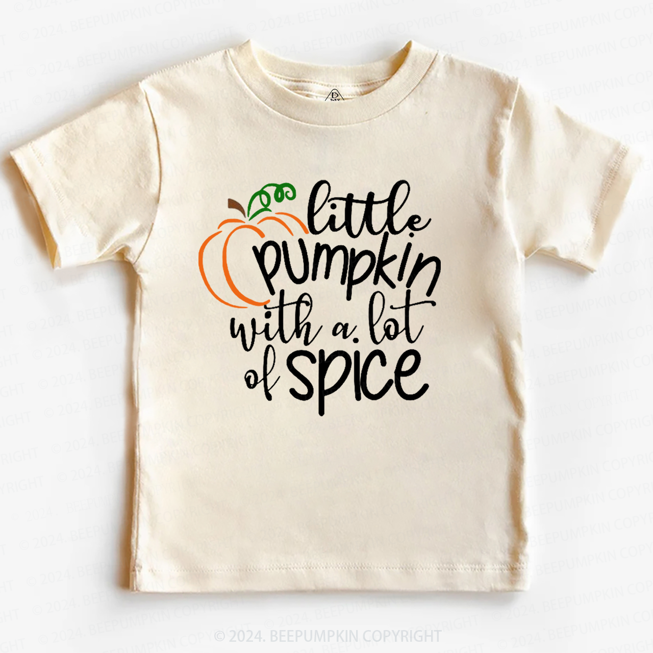 Little Pumpkin With A Lot Of Spice Toddler&Kids Tees 