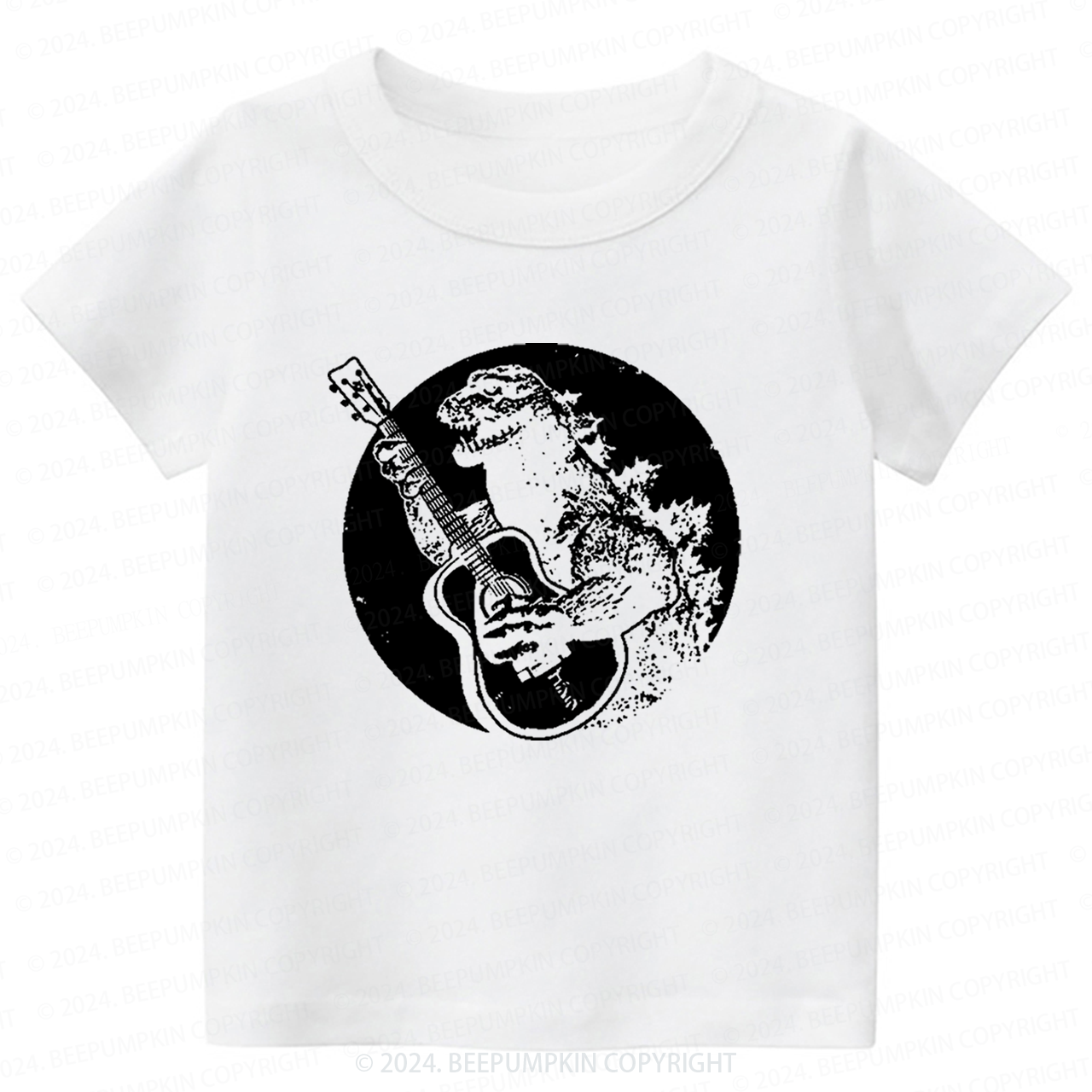  Funny Vintage Guitar Toddler&Kids Tees 8