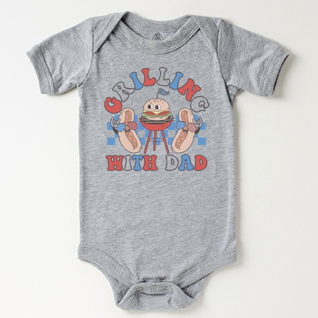 Grilling With Dad Bodysuit Beepumpkin