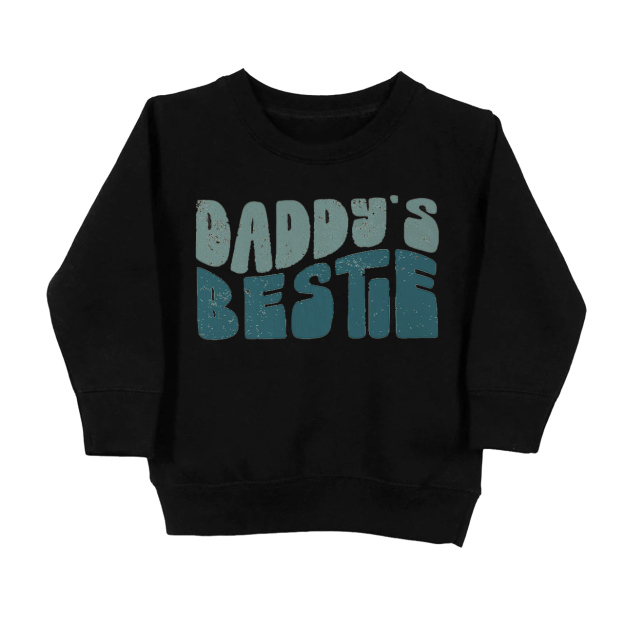 Daddy's Bestie Kids Sweatshirt