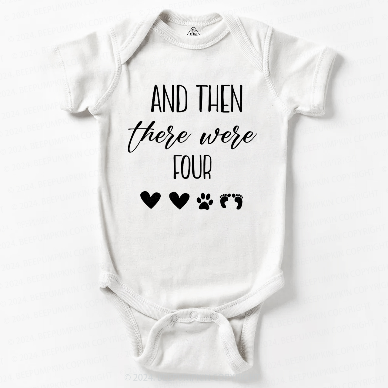 And then there Were Four Baby Bodysuit