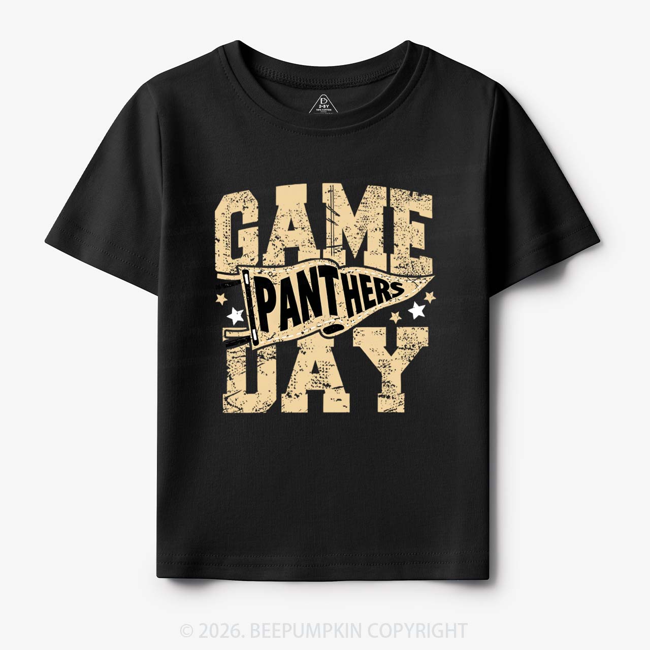 Personalized School Mascot Game Day Retro Toddler&Kid's Tees