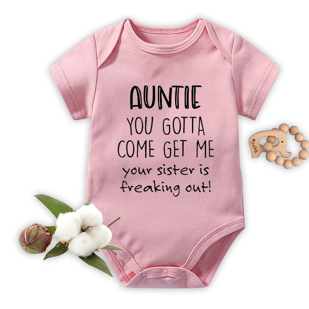 Auntie You Gotta Come Get Me Baby Bodysuit