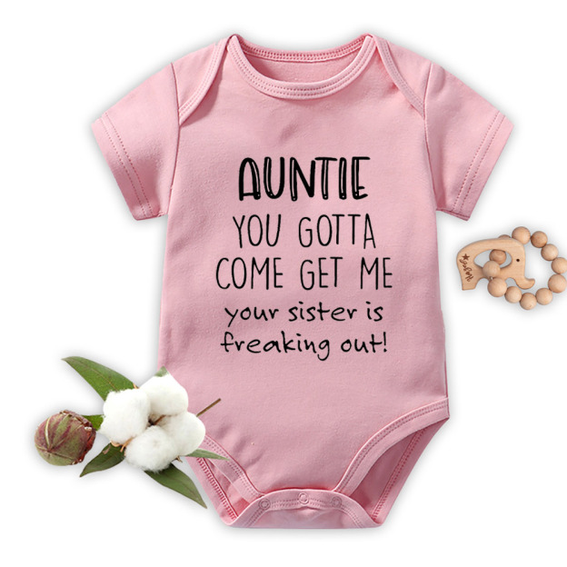 Auntie You Gotta Come Get Me Baby Bodysuit