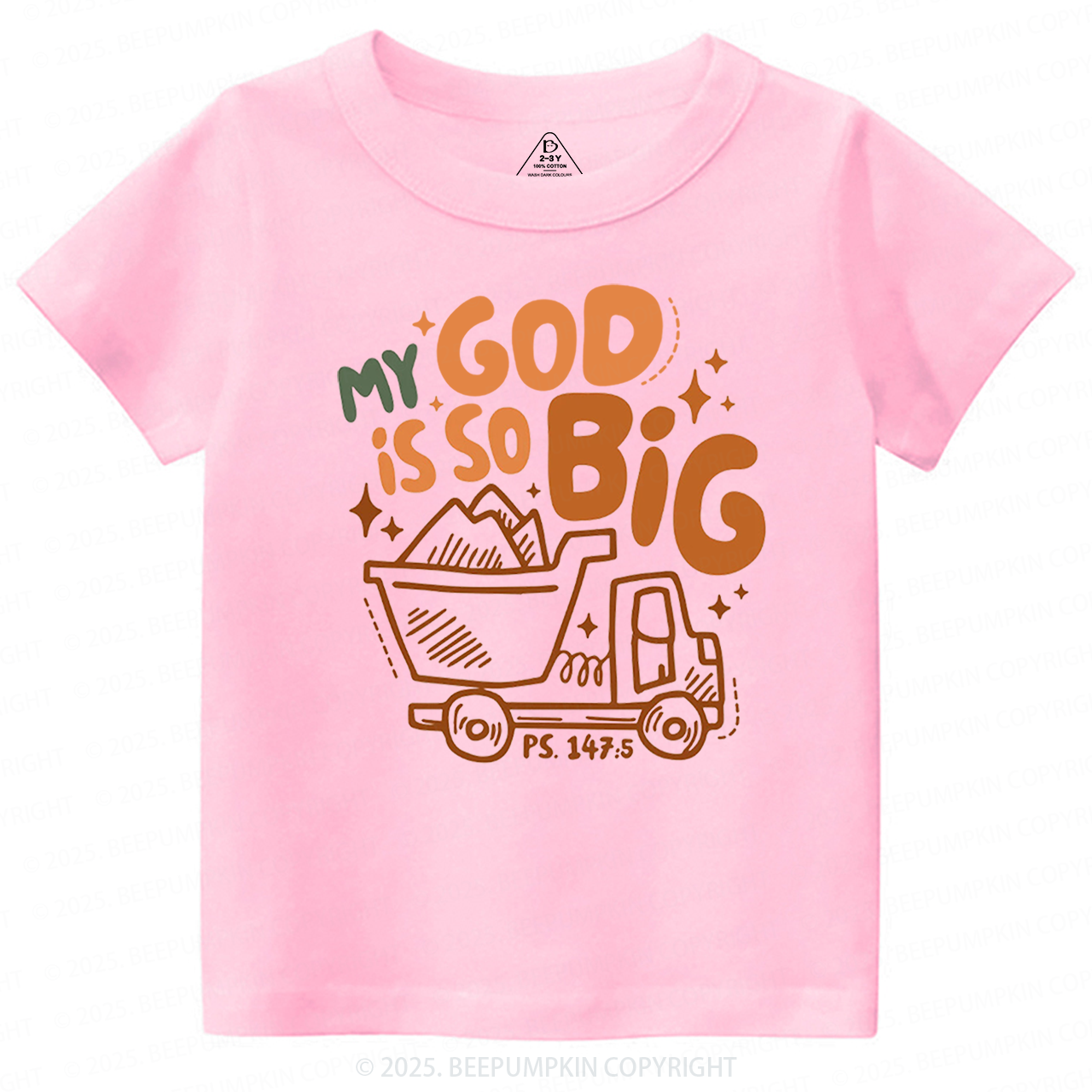 My God Is So Big Toddler&Kid's Tees Beepumpkin