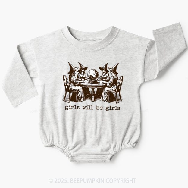 Girls Will Be Girls Baby Bubble Romper Beepumpkin