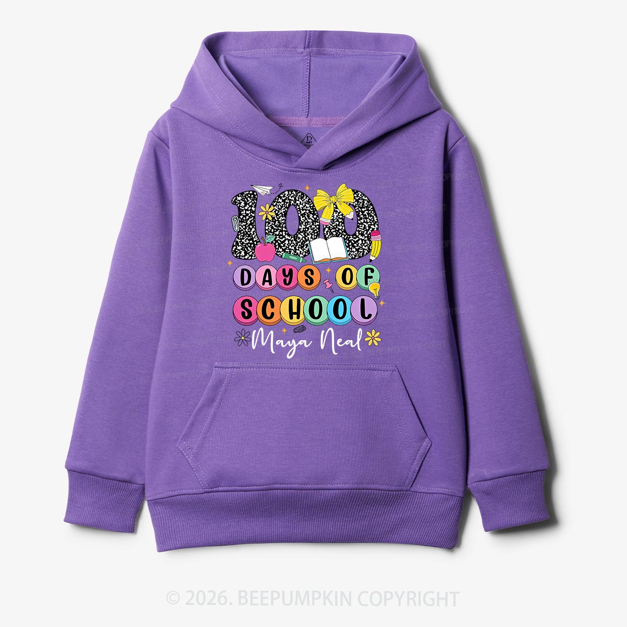Personalized 100 Days Smarter and Sweeter Toddler&Kid's Hoodies