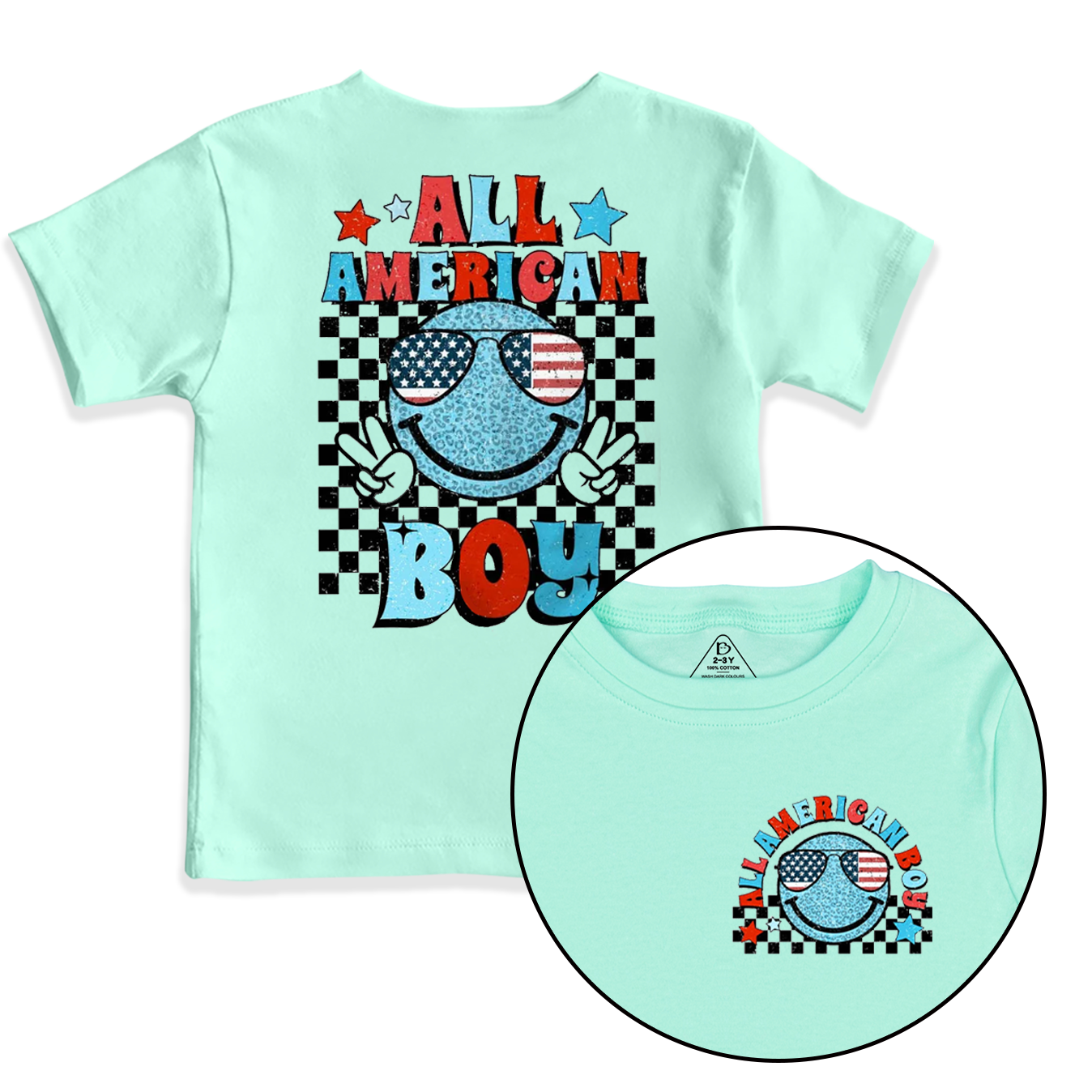 All American Boy Toddler&Kid's Tees Beepumpkin 
