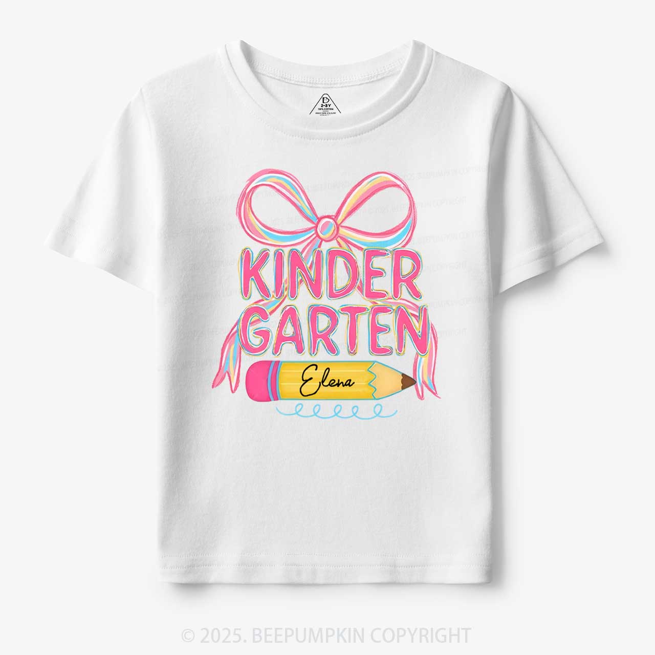 Personalized School Days Toddler&Kid's Tees Beepumpkin