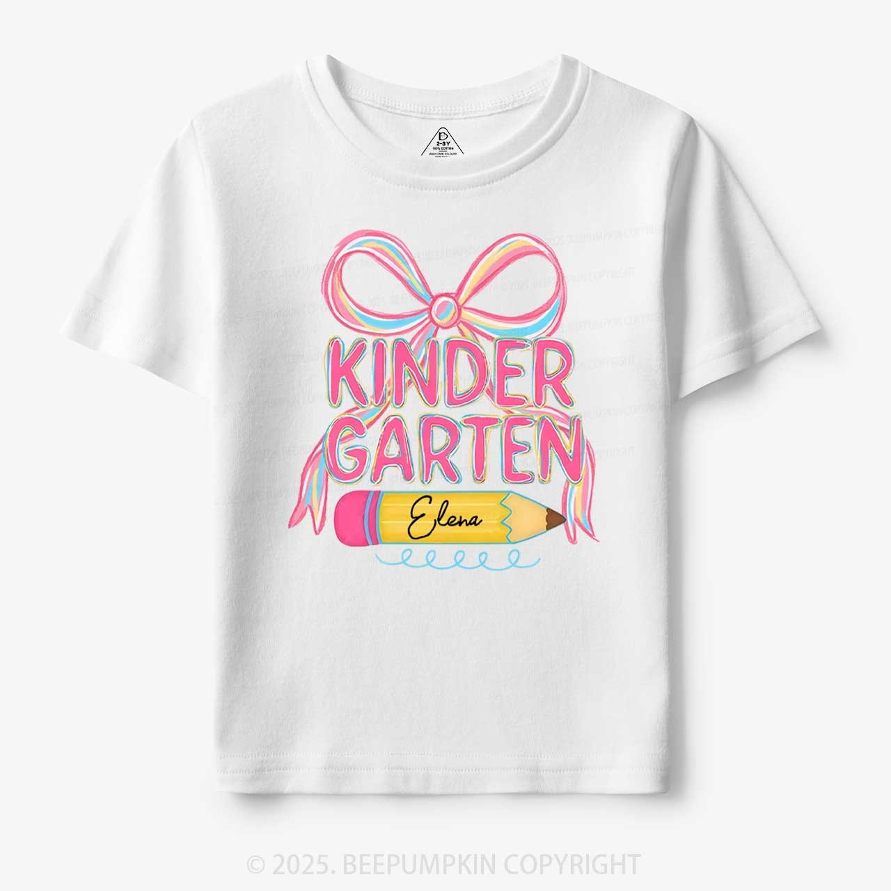 Personalized School Days Toddler&Kid's Tees Beepumpkin