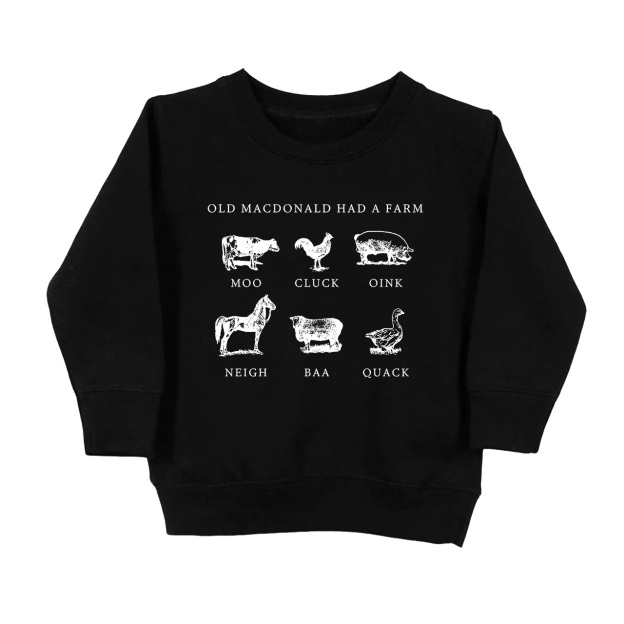 Had a Farm Kids Retro Natural Sweatshirt