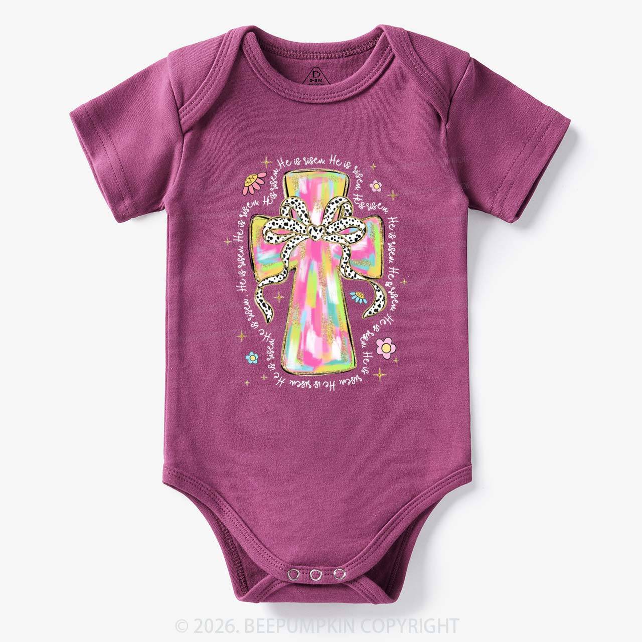 Pastel Easter Christian Baby Bodysuit