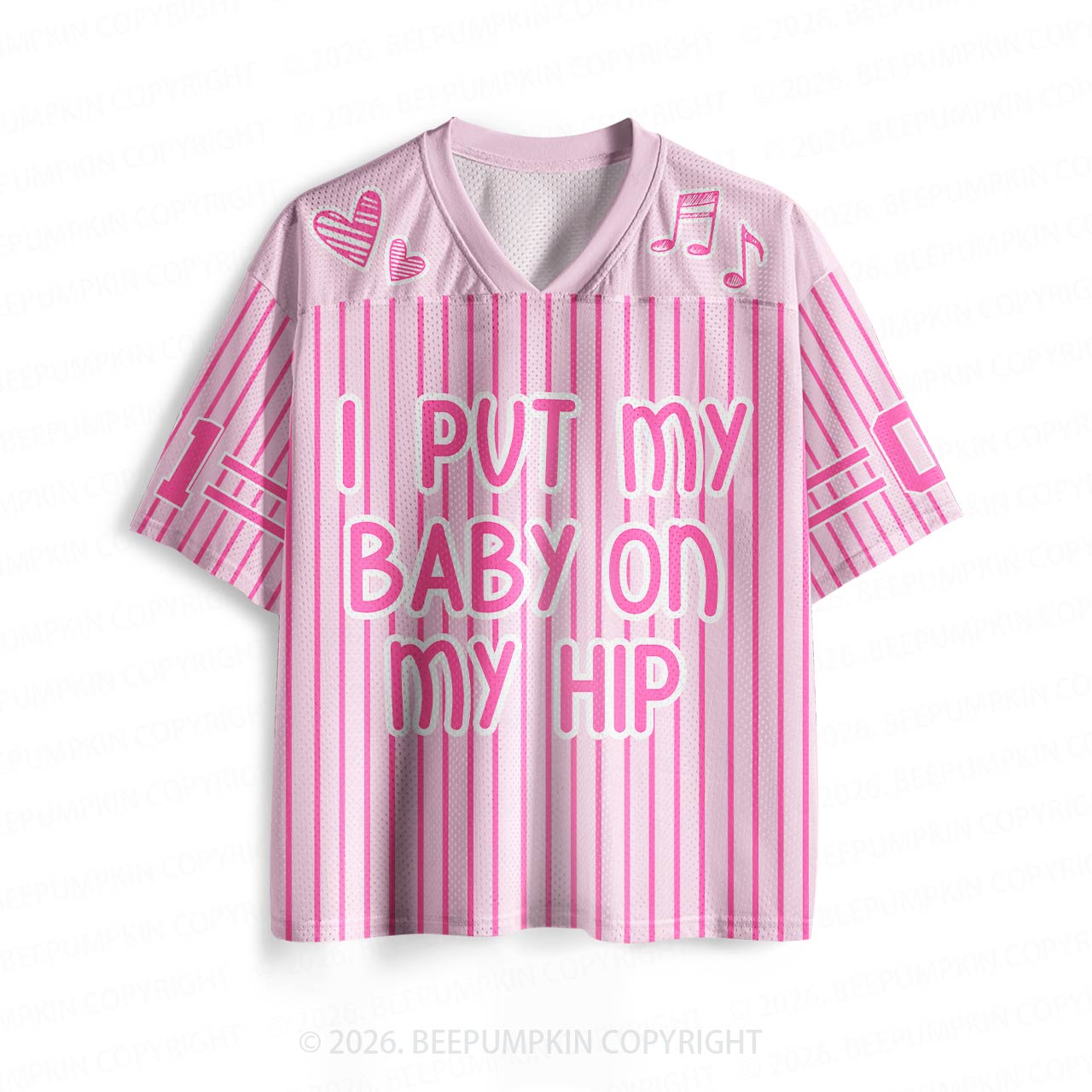 I Put My Baby On My Hip Mesh Jersey For Family