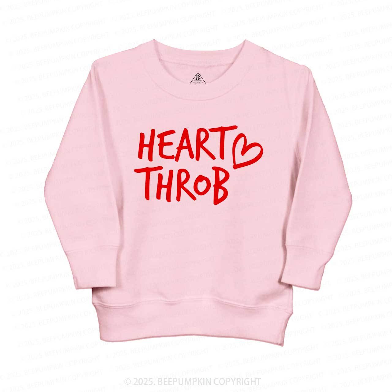 Heart Throb Valentines Day Kids Sweatshirt