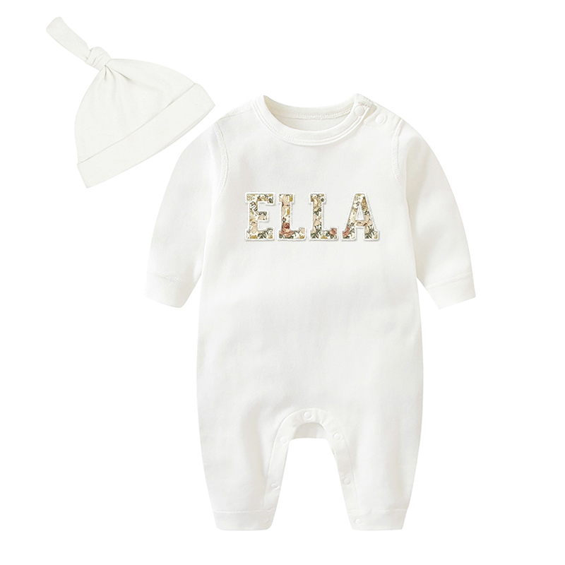 Personalized Engraved Monogram Baby Coming Home Outfit Sale-Beepumpkin™
