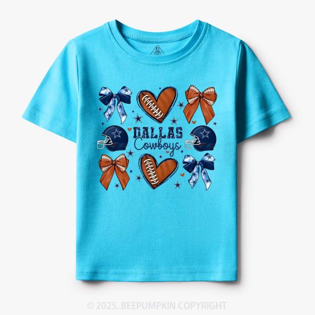 Blue Star Football Toddler&Kid's Tees Beepumpkin