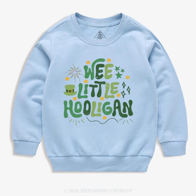 Wee Little Hooligan St. Patrick's Day Kid's Sweatshirt