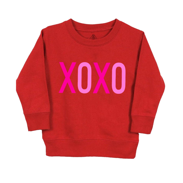Valentine XOXO Kids Sweatshirt