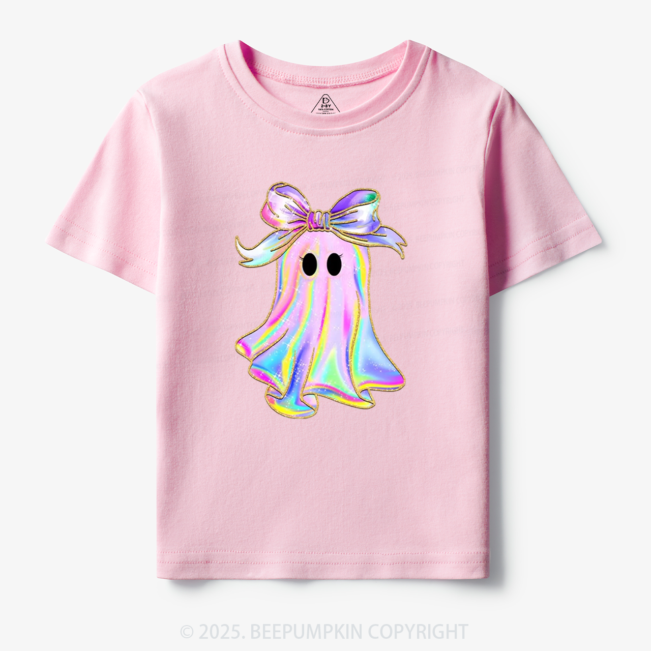 Halloween Girls Ghost Toddler&Kid's Tees Beepumpkin