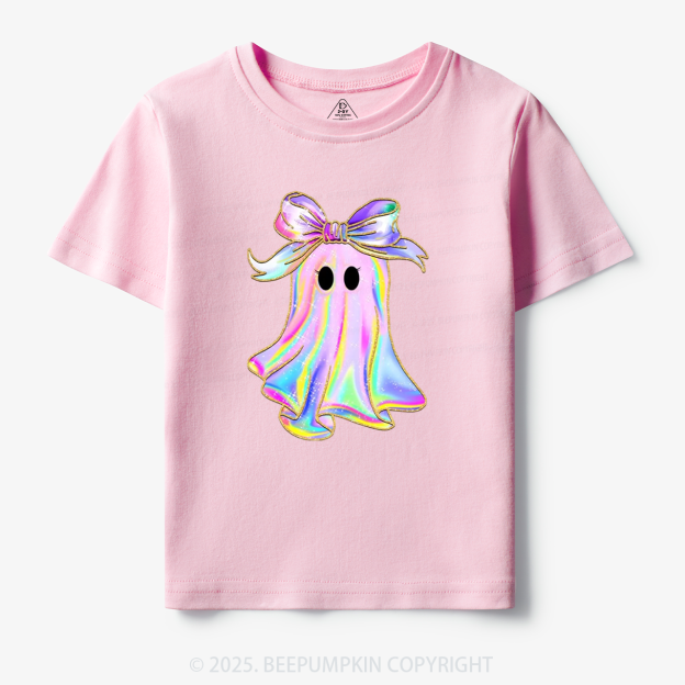 Halloween Girls Ghost Toddler&Kid's Tees Beepumpkin