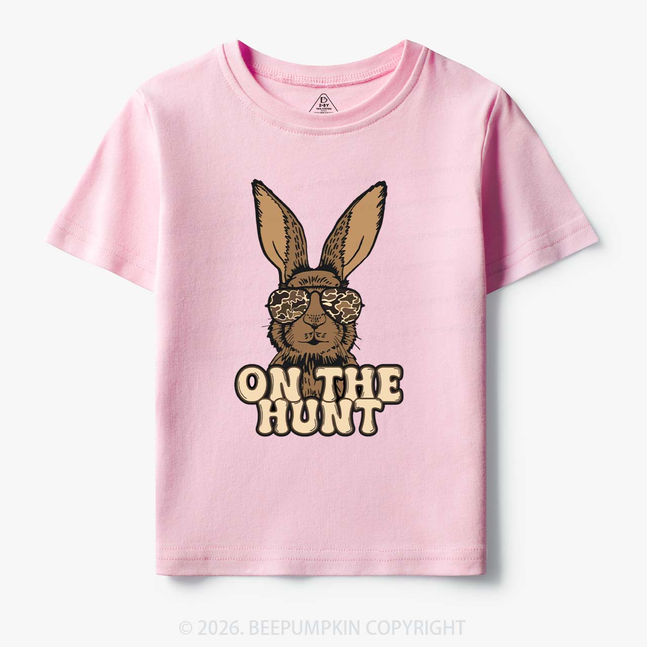 Camo Bunny On The Hunt Toddler&Kid's Tees