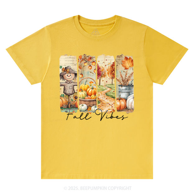 Fall Vibes Pumpkin T-Shirts Beepumpkin 