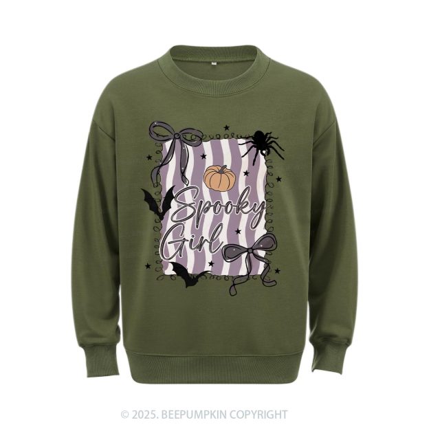 Halloween Spooky Girl Sweatshirt Beepumpkin