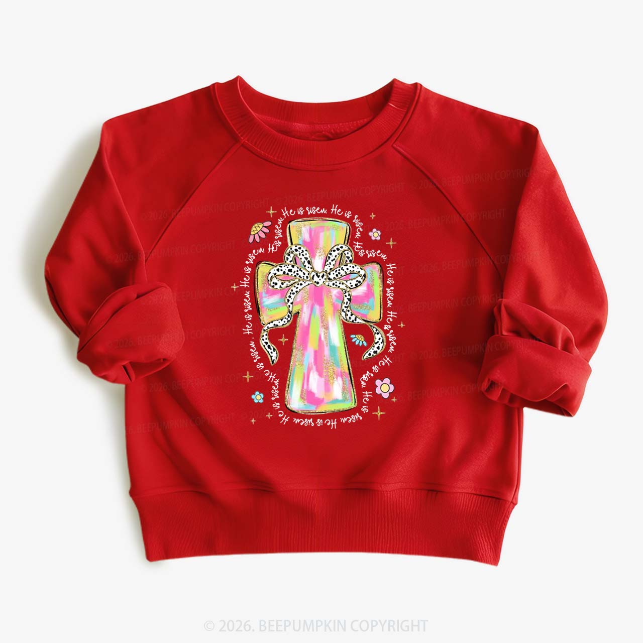 Pastel Easter Christian Kid's Sweatshirt