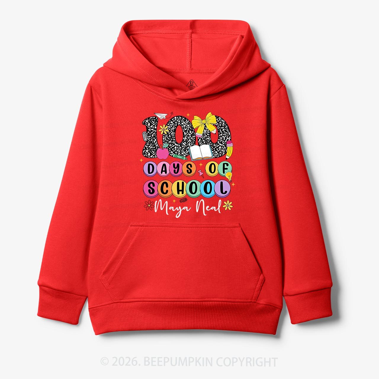 Personalized 100 Days Smarter and Sweeter Toddler&Kid's Hoodies