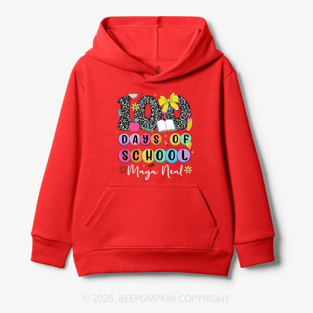 Personalized 100 Days Smarter and Sweeter Toddler&Kid's Hoodies
