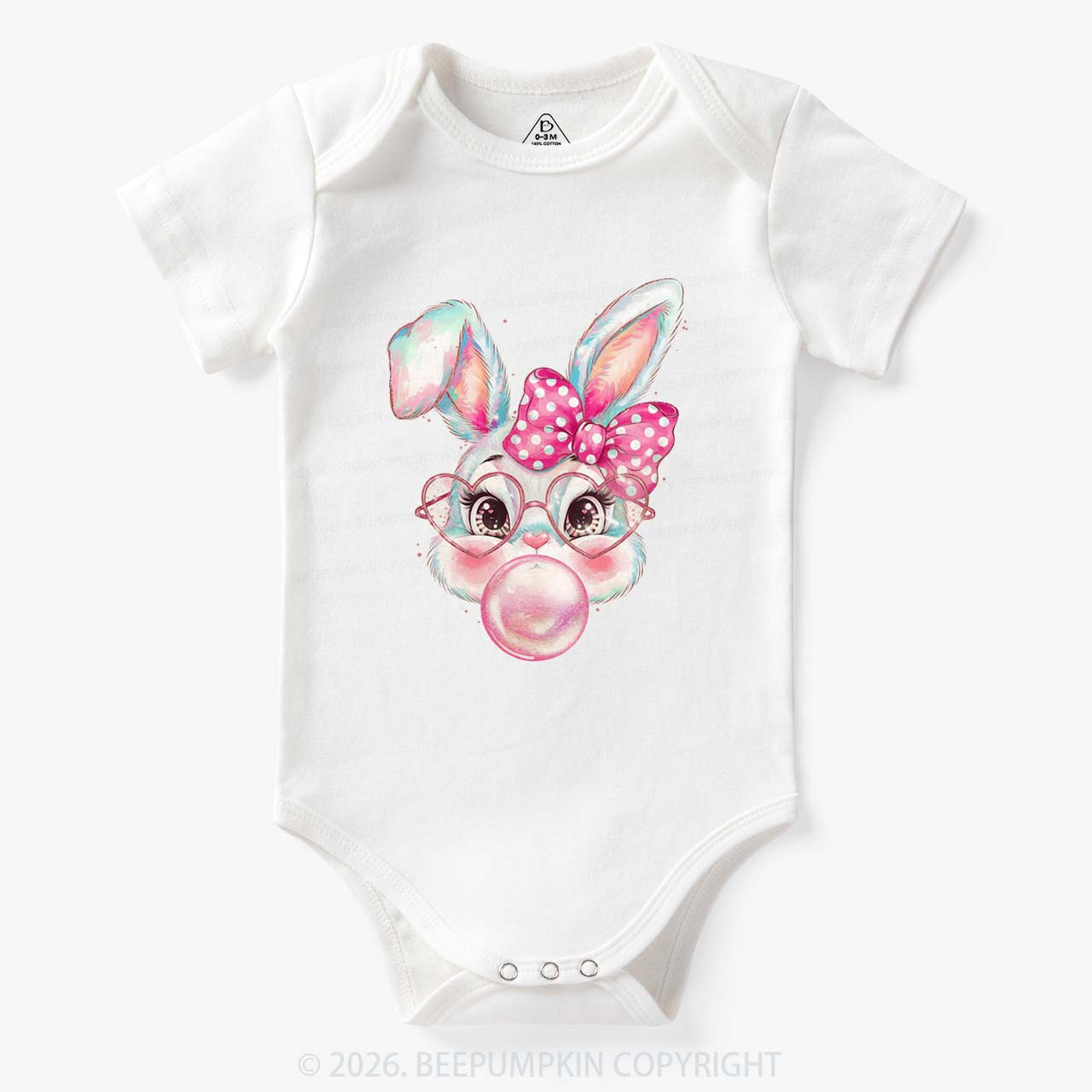 Sassy Bunny Bubble Baby Bodysuit