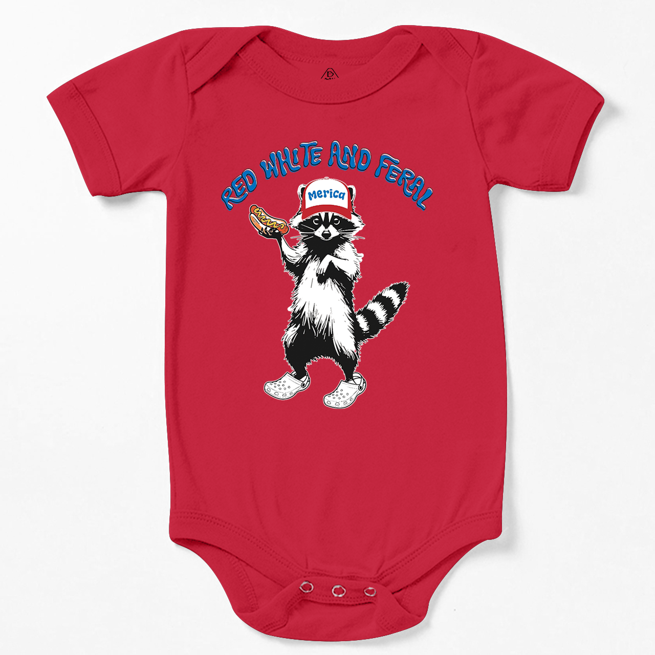 Red White And Feral Bodysuit Beepumpkin