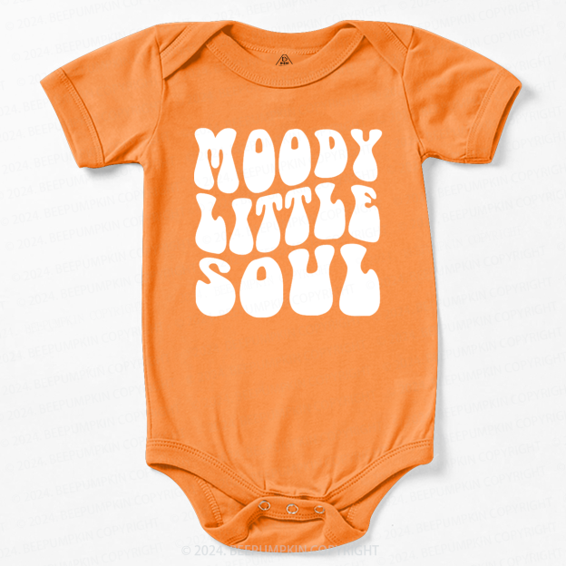 Moody Little Soul Halloween Baby Bodysuits