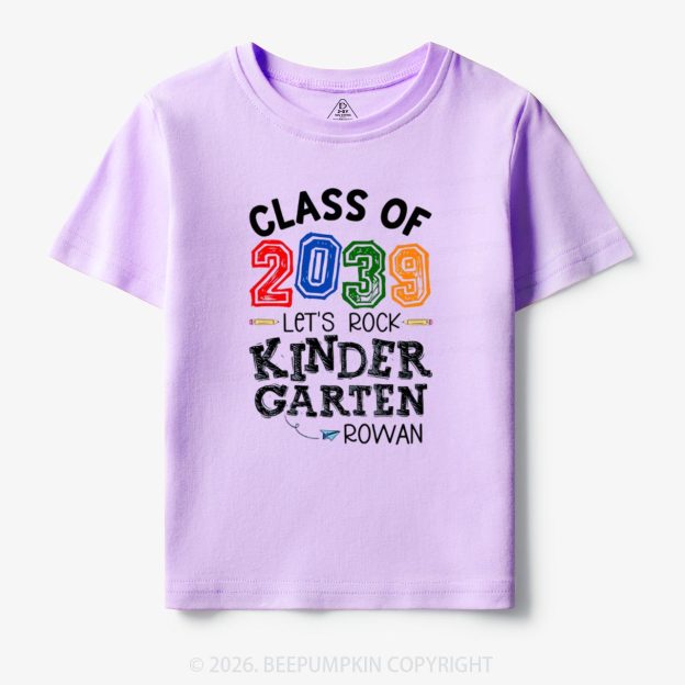 Personalized Let's Rock Back to School Shirts