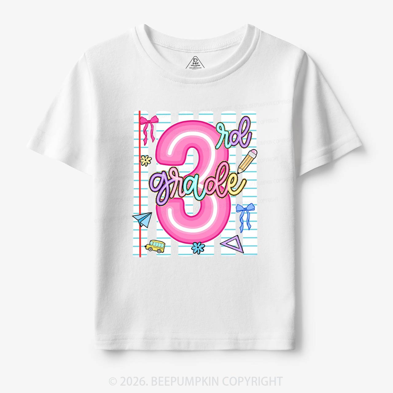 Preppy Neon Pre-K To Fourth Grade Toddler&Kid's Tees