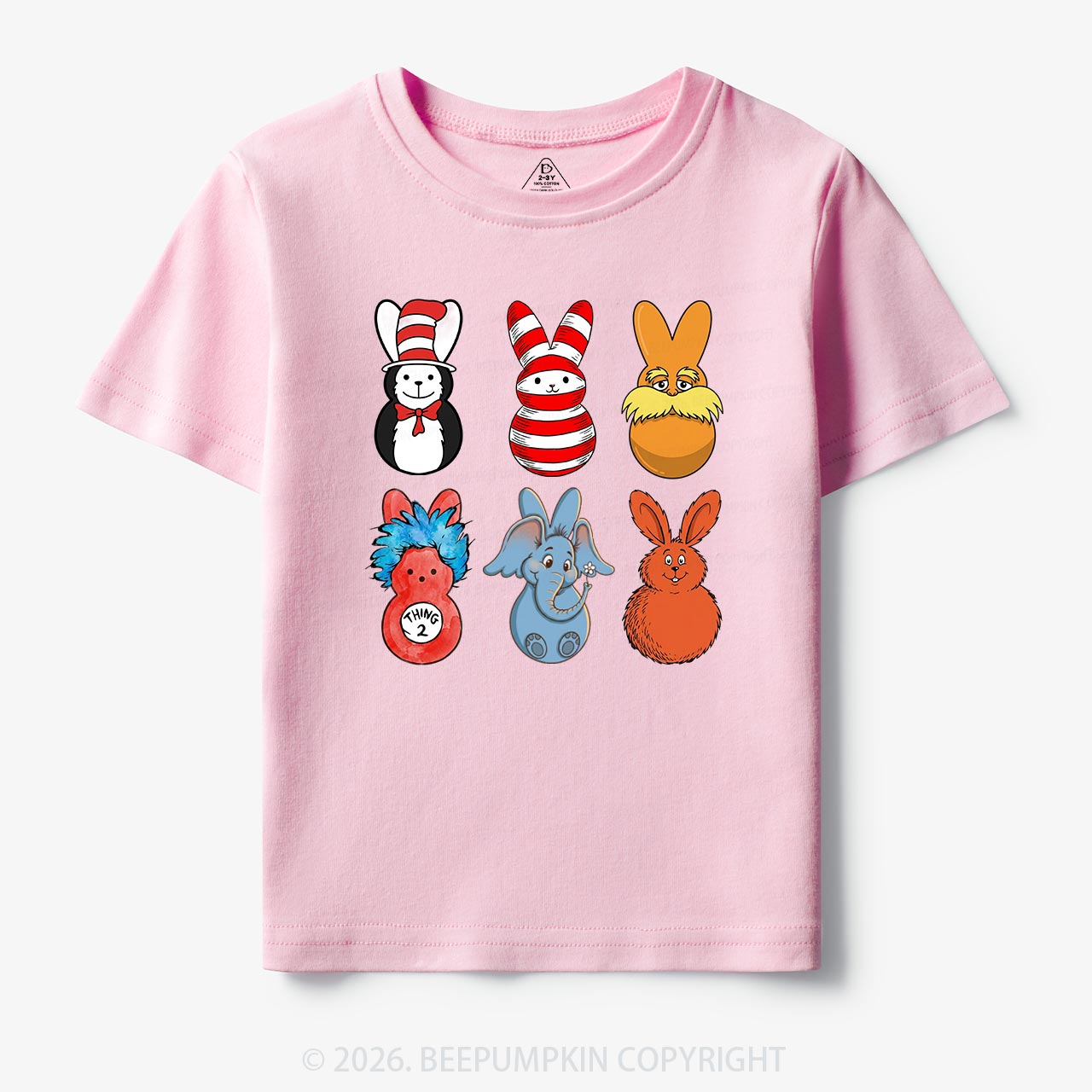 Storybook Bunny Tumbler Toddler&Kids Shirts