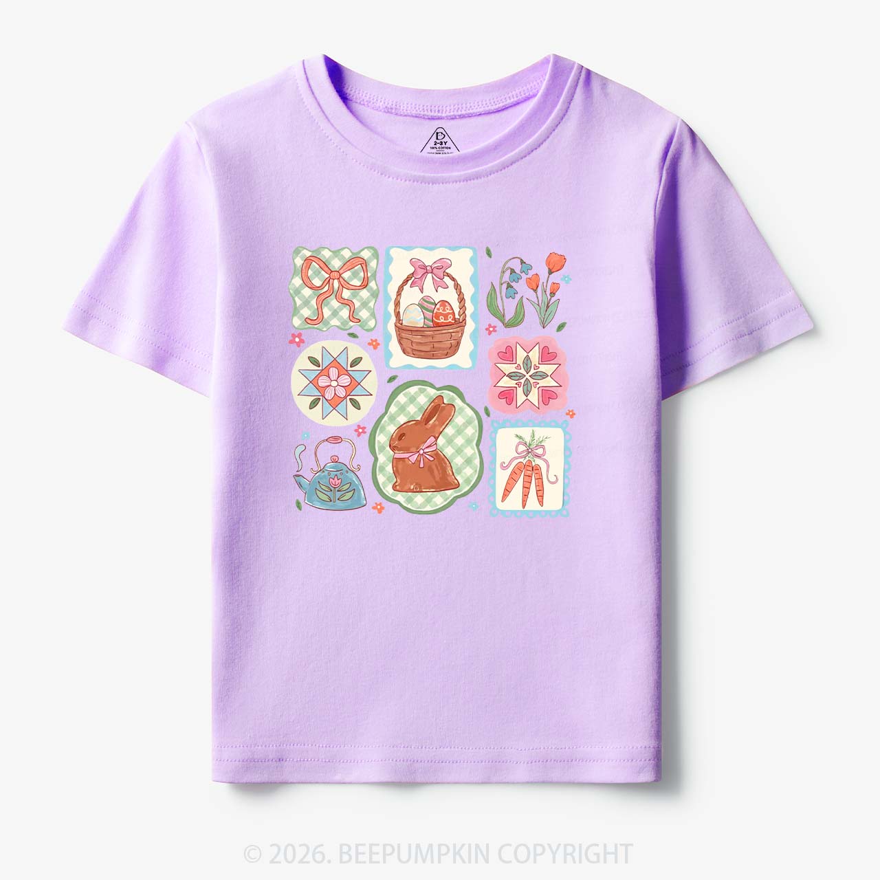 Pastel Easter Basket Toddler&Kid's Tees