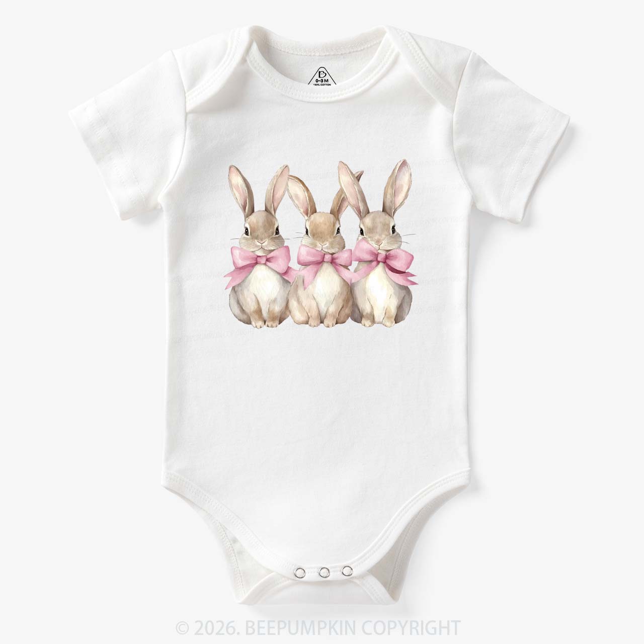 Triple Bunny Hug Easter Bodysuit