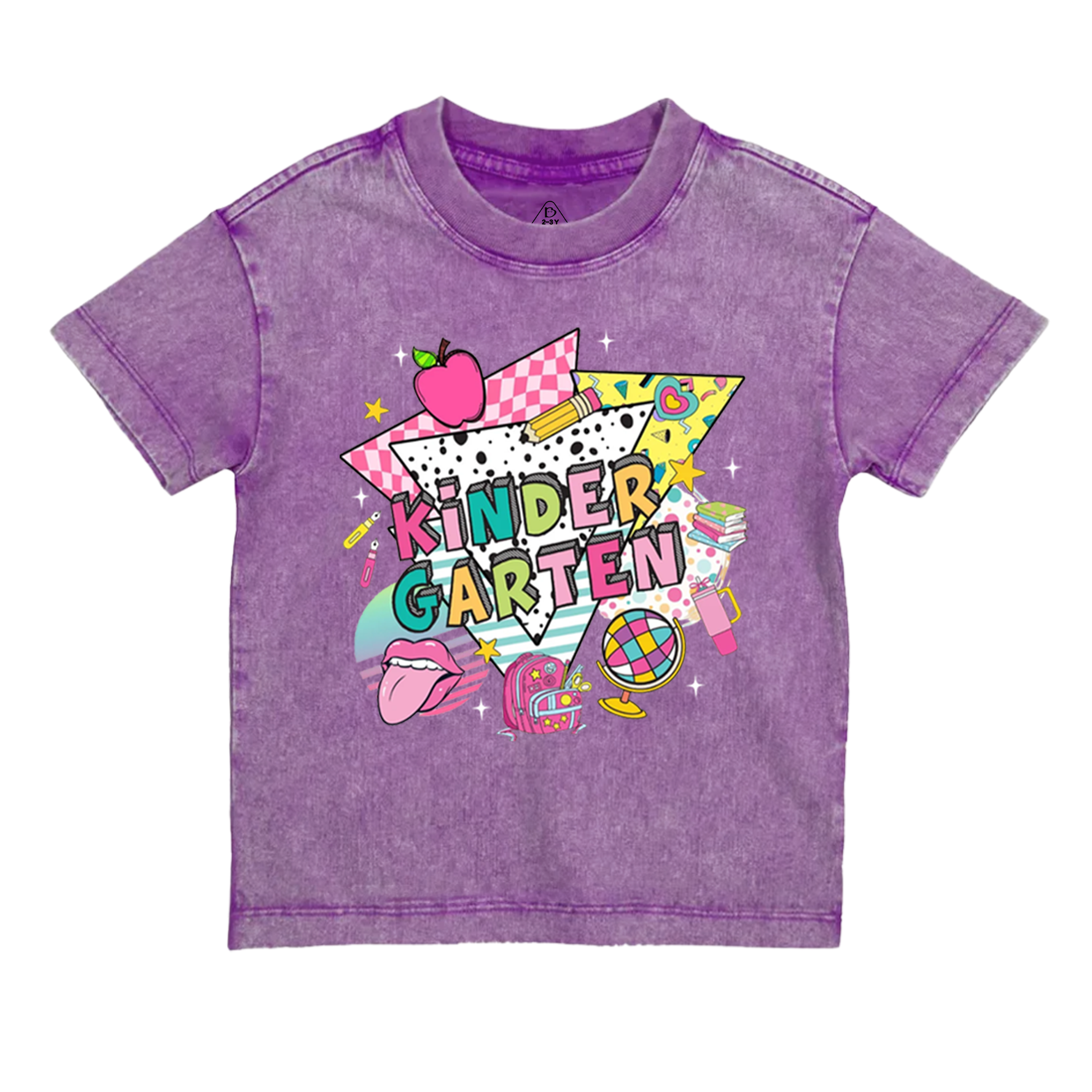 Personalized First Day Of School Toddler&Kids Washed Tees
